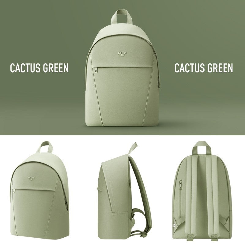 MAH Vital Backpack กระเป๋าเป้สะพายหลัง ขนาดเล็ก น้ำหนักเบา ผ้ากันน้ํา 13 นิ้ว (กระเป๋าเป้ กระเป๋านักเรียน) สีดำ