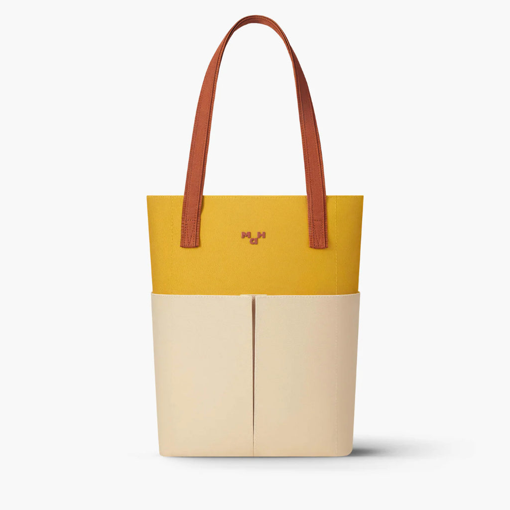 MAH Line Tote กระเป๋าโท้ท กระเป๋าสะพายไหล่ น้ำหนักเบา ผ้ากันน้ํา 14 นิ้ว (กระเป๋าสะพายข้าง คอมพิวเตอร์ จุ