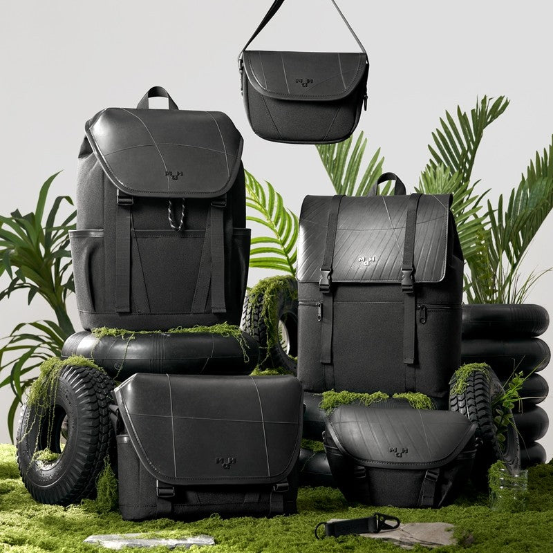 MAH Recycled Tire กระเป๋าเป้คอมพิวเตอร์ ทำจากยางรีไซเคิล 15.6 นิ้ว 16 นิ้ว