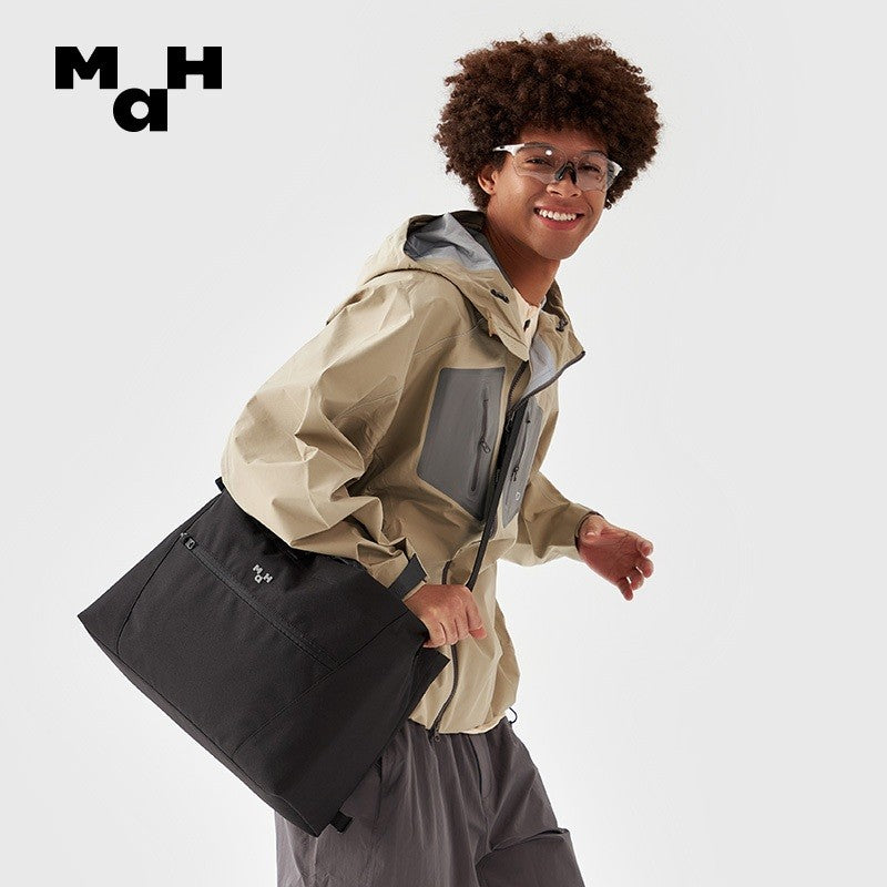 MAH Loop Crossbody กระเป๋าสะพายข้าง ขี่จักรยาน สะท้อนแสง น้ำหนักเบา ผ้ากันน้ํา 14 นิ้ว (กระเป๋าสะพายไหล่)
