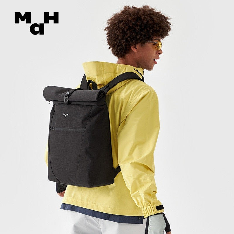 MAH Loop Bankpack กระเป๋าเป้คอมพิวเตอร์ ขี่จักรยาน สะท้อนแสง น้ำหนักเบา ผ้ากันน้ํา 14 นิ้ว (กระเป๋าสะพายหลัง)