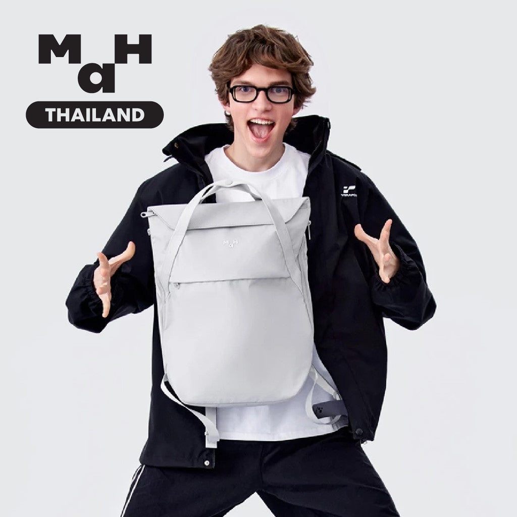 MAH Airy Backpack กระเป๋าเป้คอมพิวเตอร์ เบาพิเศษ ผ้ากันน้ํา 16 นิ้ว (กระเป๋าสะพายหลัง ยืดหยุ่น และพับได้)