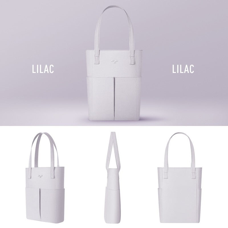 MAH Line Tote กระเป๋าโท้ท กระเป๋าสะพายไหล่ น้ำหนักเบา ผ้ากันน้ํา 14 นิ้ว (กระเป๋าสะพายข้าง คอมพิวเตอร์ จุ