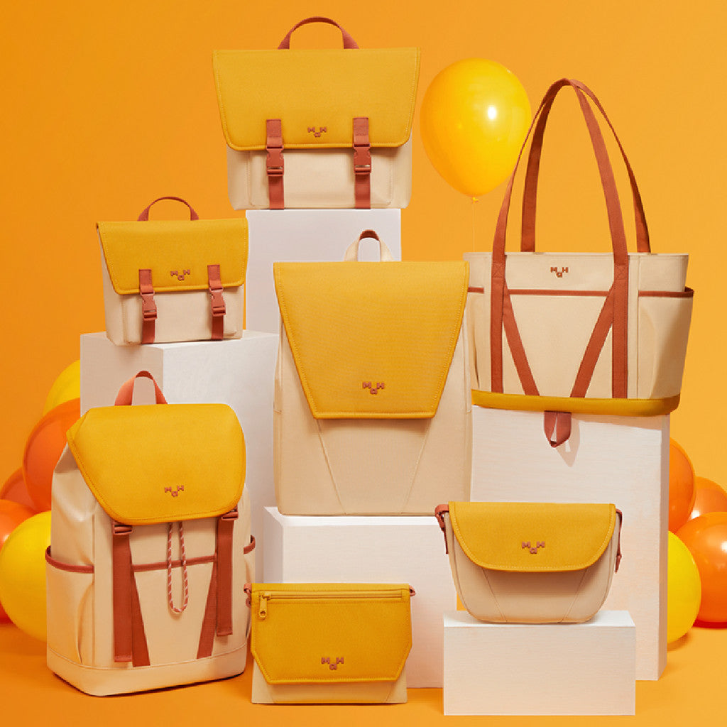 MAH Line Crossbody กระเป๋าสะพายข้าง น้ำหนักเบา ผ้ากันน้ํา 13 นิ้ว (กระเป๋าสะพายไหล่)