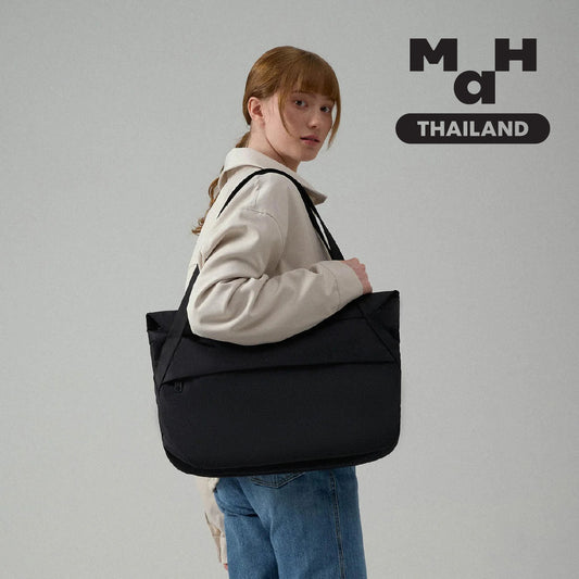 MAH Airy Tote กระเป๋าโท้ท กระเป๋าสะพายไหล่ เบาพิเศษ ผ้ากันน้ํา 16 นิ้ว (กระเป๋าสะพายข้าง คอมพิวเตอร์)