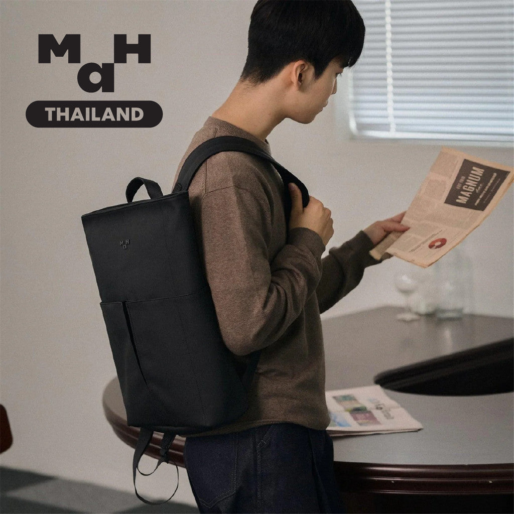 MAH Line Backpack กระเป๋าเป้คอมพิวเตอร์ น้ำหนักเบา ผ้ากันน้ํา 16 นิ้ว (กระเป๋าสะพายหลัง)