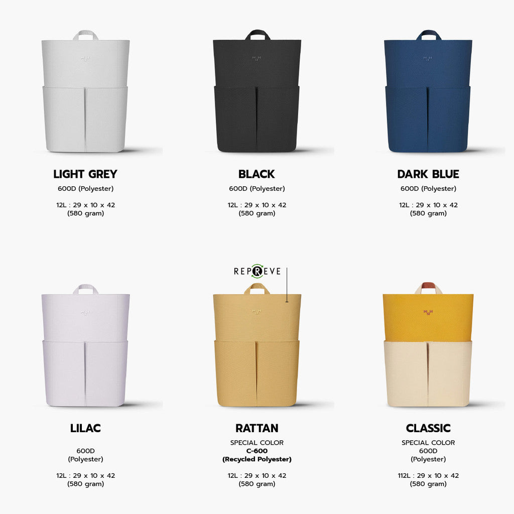 MAH Line Backpack กระเป๋าเป้คอมพิวเตอร์ น้ำหนักเบา ผ้ากันน้ํา 16 นิ้ว (กระเป๋าสะพายหลัง)