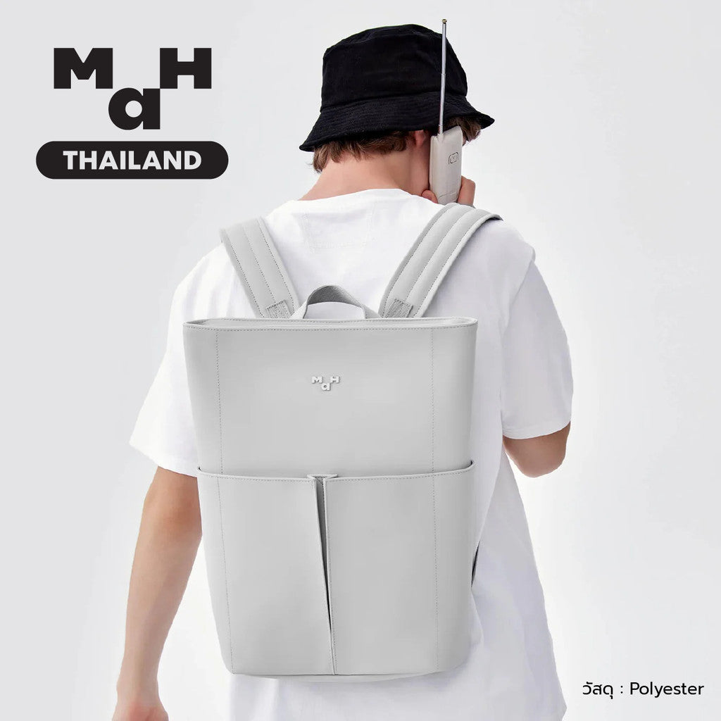 MAH Line Backpack กระเป๋าเป้คอมพิวเตอร์ น้ำหนักเบา ผ้ากันน้ํา 16 นิ้ว (กระเป๋าสะพายหลัง)