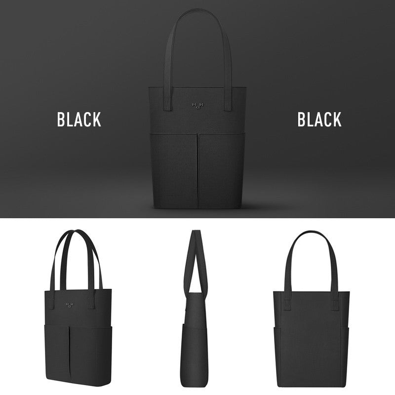 MAH Line Tote กระเป๋าโท้ท กระเป๋าสะพายไหล่ น้ำหนักเบา ผ้ากันน้ํา 14 นิ้ว (กระเป๋าสะพายข้าง คอมพิวเตอร์ จุ