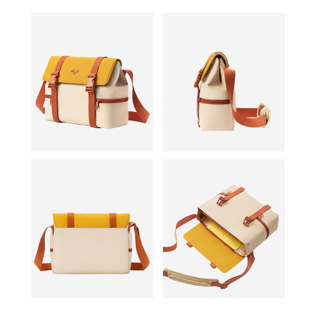 MAH Siro Crossbody กระเป๋าสะพายข้าง น้ำหนักเบา ผ้ากันน้ํา 8 นิ้ว (กระเป๋าสะพายไหล่) สีคลาสสิก
