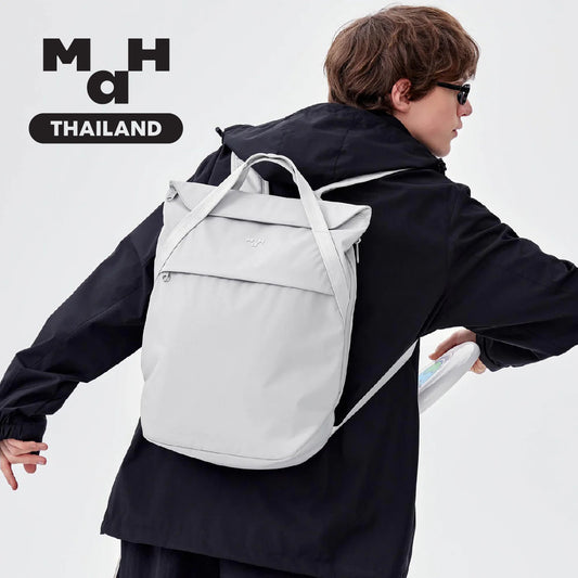 MAH Airy Backpack กระเป๋าเป้คอมพิวเตอร์ เบาพิเศษ ผ้ากันน้ํา 16 นิ้ว (กระเป๋าสะพายหลัง ยืดหยุ่น และพับได้)
