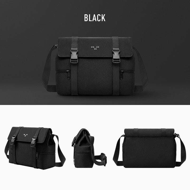 MAH Siro Crossbody กระเป๋าสะพายข้าง น้ำหนักเบา ผ้ากันน้ํา 8 นิ้ว (กระเป๋าสะพายไหล่) สีขาว
