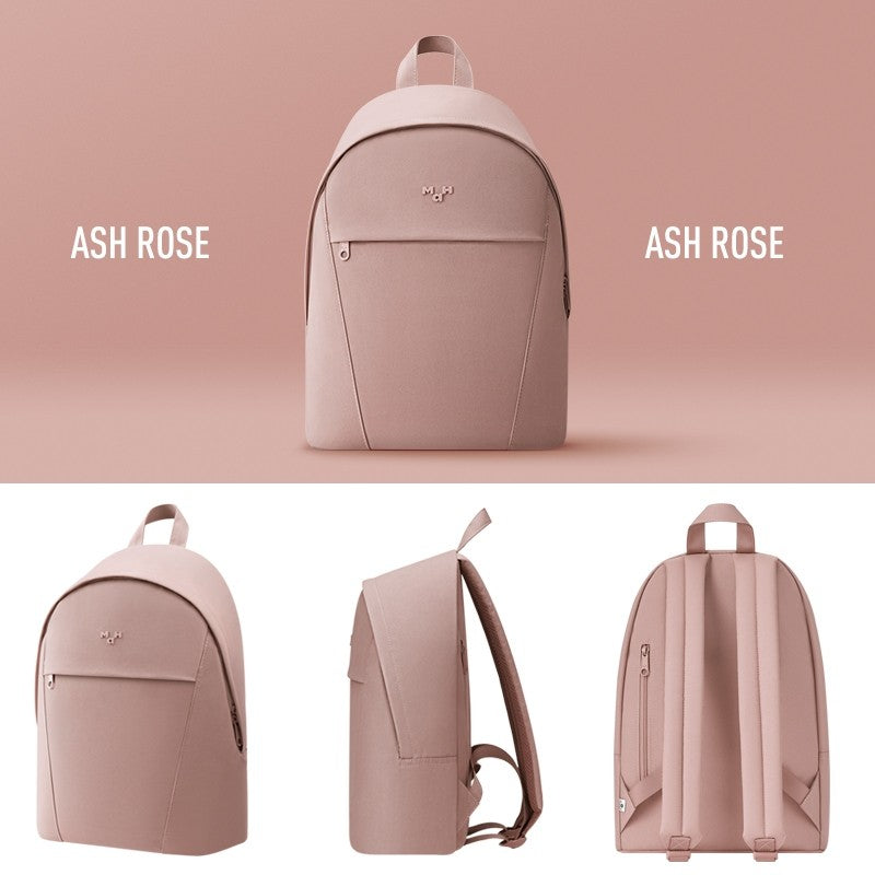 MAH Vital Backpack กระเป๋าเป้สะพายหลัง ขนาดเล็ก น้ำหนักเบา ผ้ากันน้ํา 13 นิ้ว (กระเป๋าเป้ กระเป๋านักเรียน) สีขาว