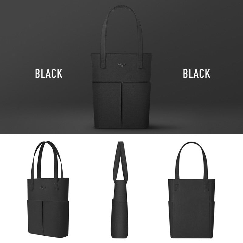 MAH Line Tote กระเป๋าโท้ท กระเป๋าสะพายไหล่ น้ำหนักเบา ผ้ากันน้ํา 14 นิ้ว (กระเป๋าสะพายข้าง คอมพิวเตอร์ จุ