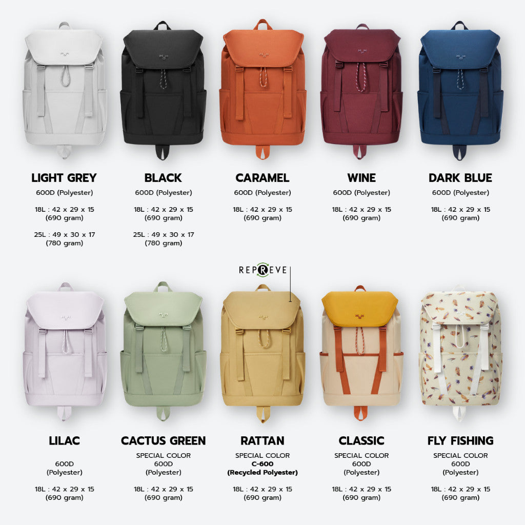 MAH Tour Backpack กระเป๋าเป้คอมพิวเตอร์ น้ำหนักเบา ผ้ากันน้ํา 15.6 นิ้ว 17 นิ้ว (กระเป๋าสะพายหลัง)
