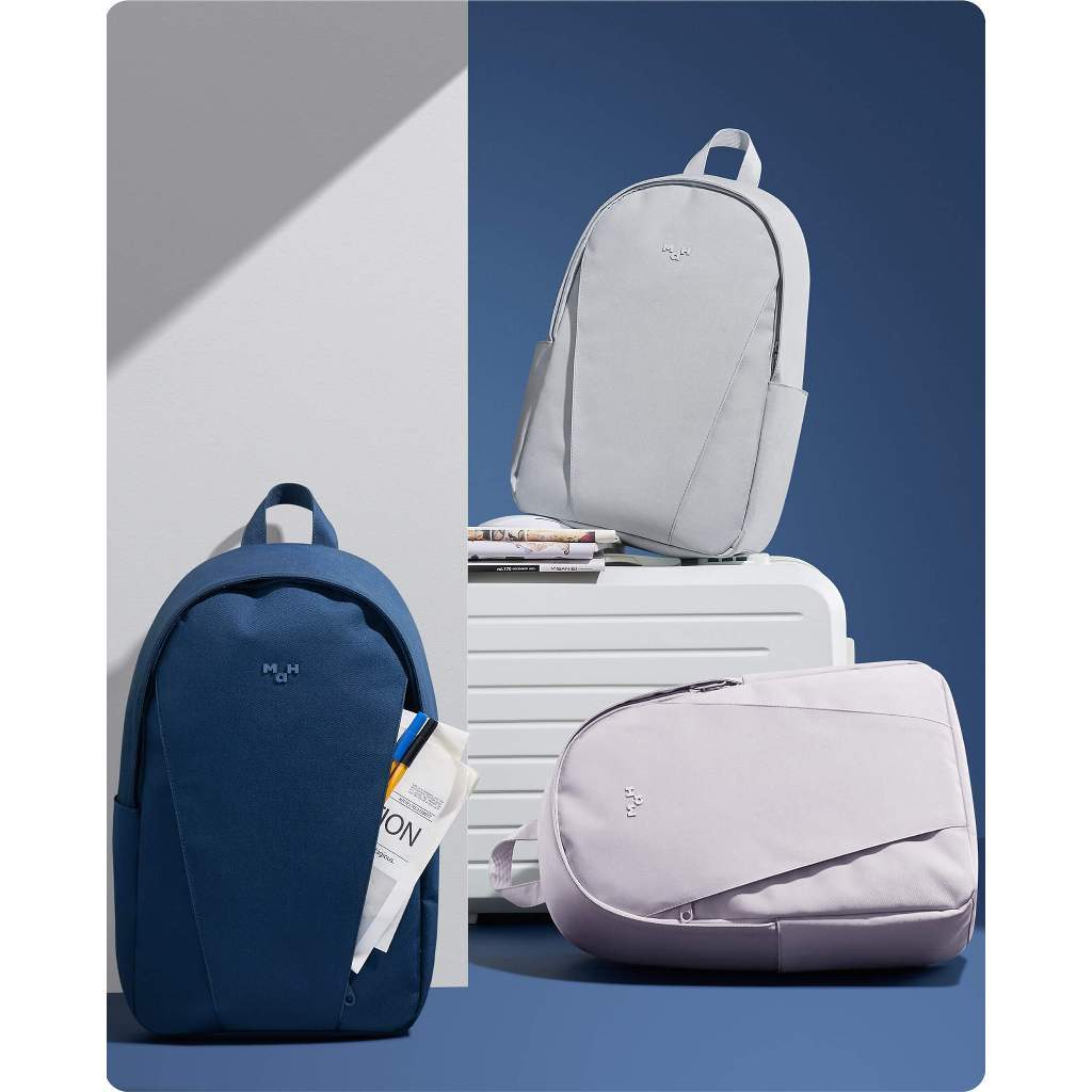 MAH Axis Backpack กระเป๋าเป้คอมพิวเตอร์ น้ำหนักเบา ผ้ากันน้ํา 15.6 นิ้ว (กระเป๋าสะพายหลัง)