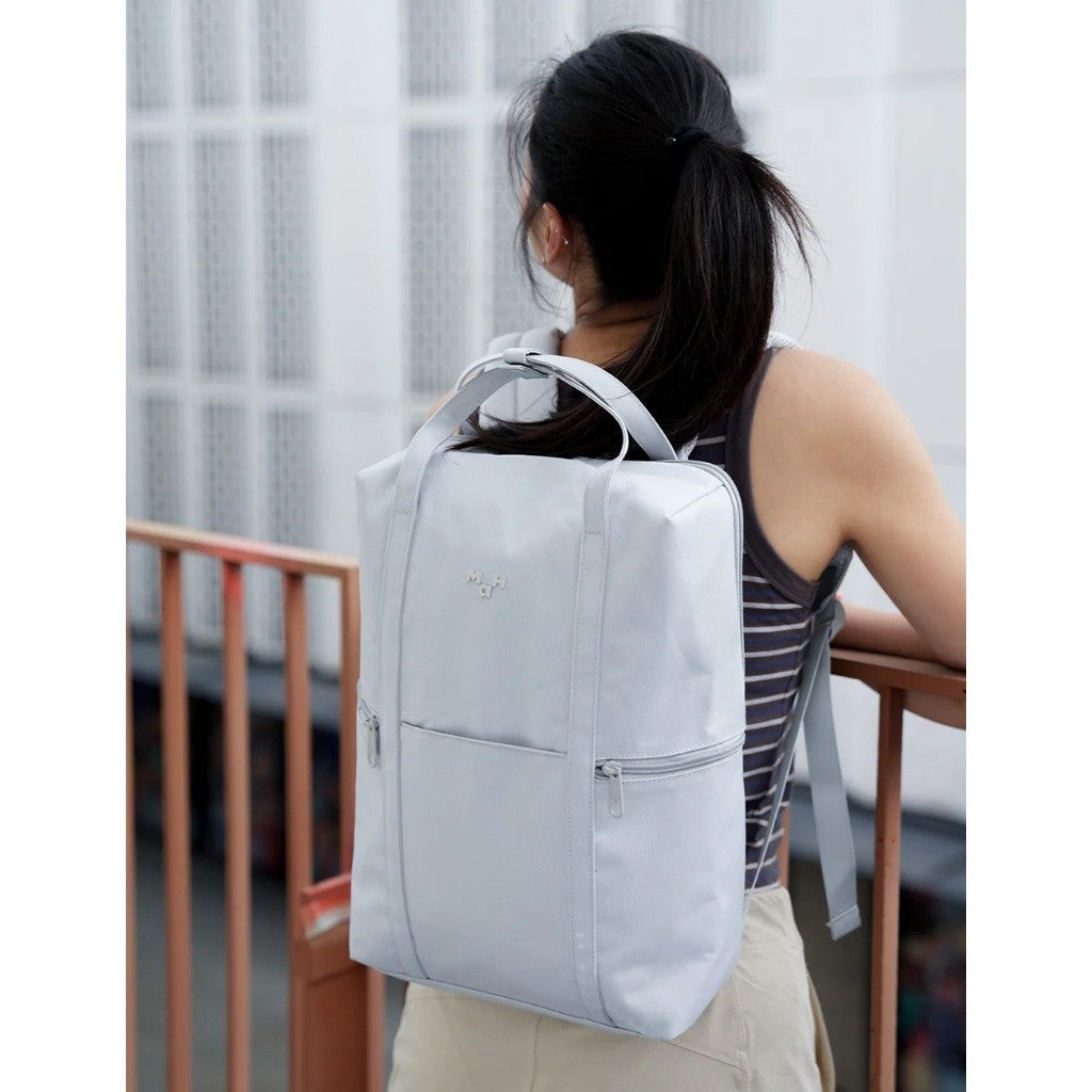 MAH Siro Workpack กระเป๋าเป้คอมพิวเตอร์ น้ำหนักเบา ผ้ากันน้ํา 14 นิ้ว 15.6 นิ้ว (กระเป๋าสะพายหลัง) สีขาว