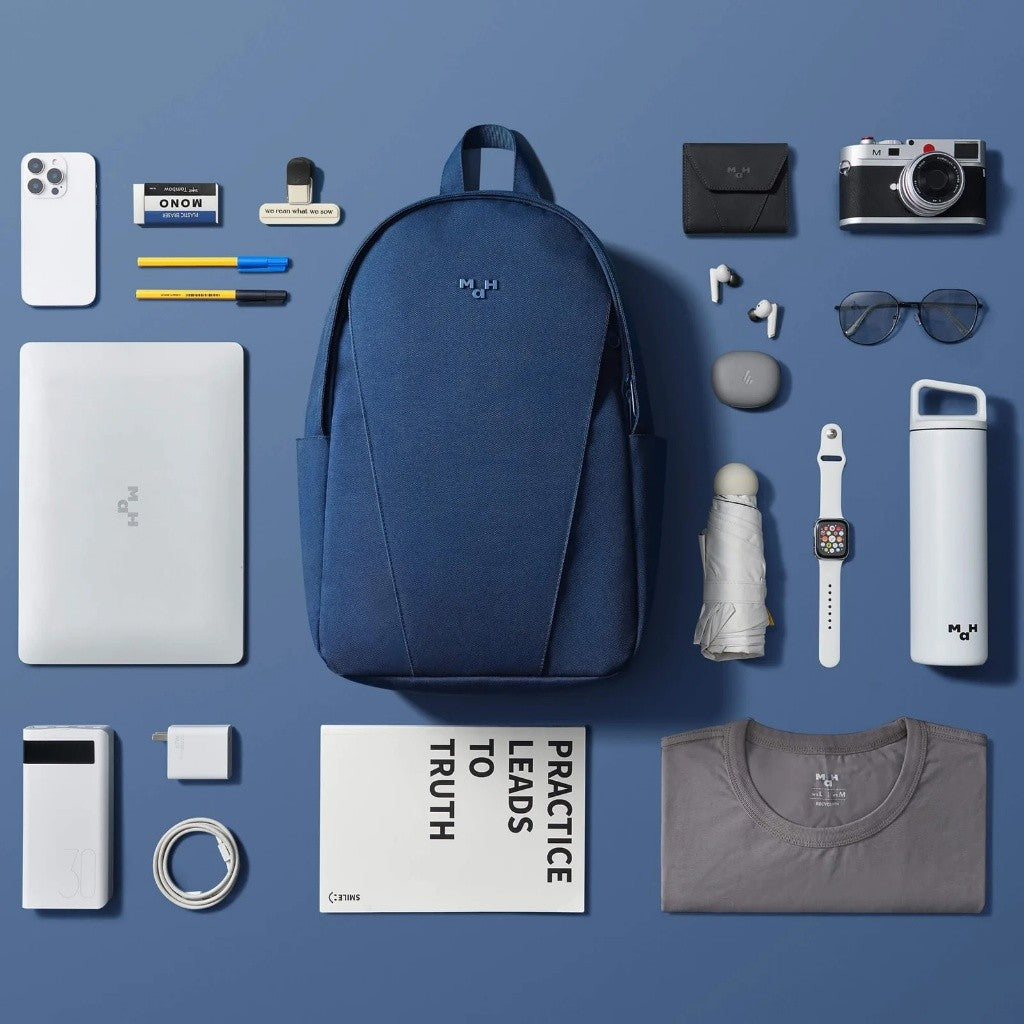 MAH Axis Backpack กระเป๋าเป้คอมพิวเตอร์ น้ำหนักเบา ผ้ากันน้ํา 15.6 นิ้ว (กระเป๋าสะพายหลัง)