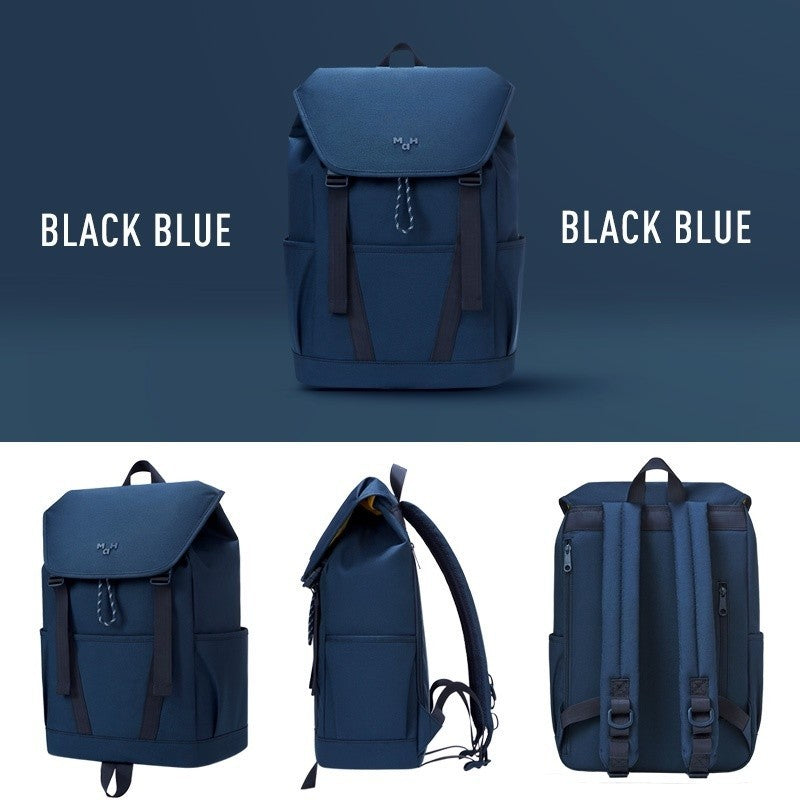 MAH Tour Backpack กระเป๋าเป้คอมพิวเตอร์ น้ำหนักเบา ผ้ากันน้ํา 15.6 นิ้ว 17 นิ้ว (กระเป๋าสะพายหลัง) สีขาว