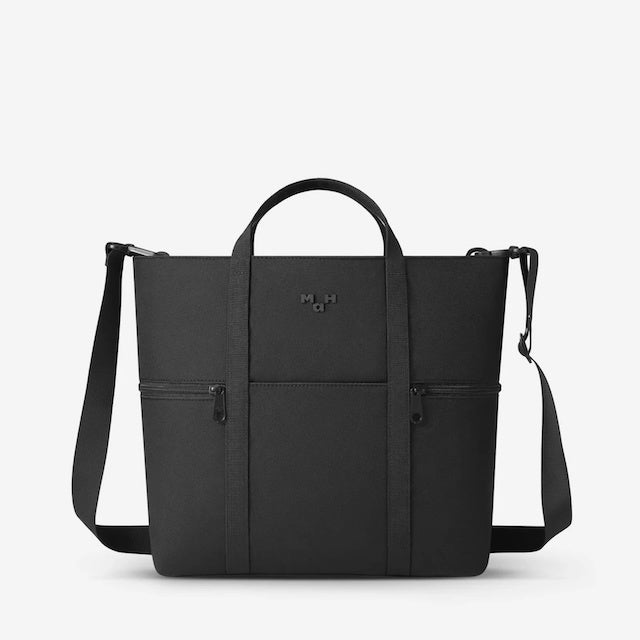 MAH Siro Tote กระเป๋าโท้ท กระเป๋าสะพายไหล่ น้ำหนักเบา ผ้ากันน้ํา (กระเป๋าสะพายข้าง) สีดำ