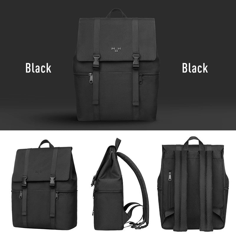 MAH Siro Backpack กระเป๋าเป้คอมพิวเตอร์ น้ำหนักเบา ผ้ากันน้ํา 14 นิ้ว 15.6 นิ้ว (กระเป๋าสะพายหลัง) สีขาว