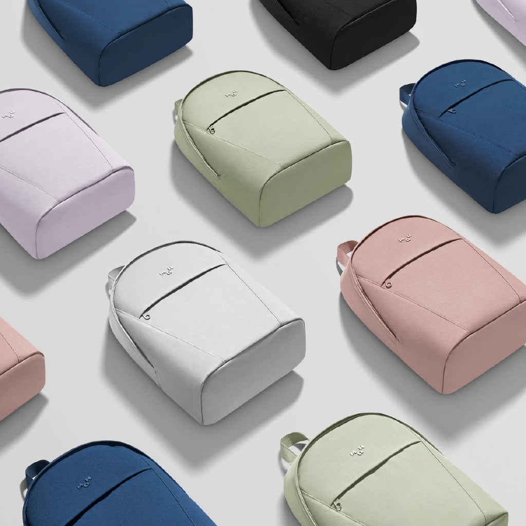 MAH Vital Backpack กระเป๋าเป้สะพายหลัง ขนาดเล็ก น้ำหนักเบา ผ้ากันน้ํา 13 นิ้ว (กระเป๋าเป้ กระเป๋านักเรียน) สีขาว