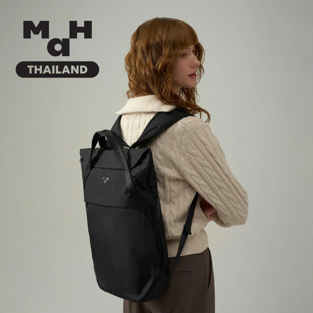 MAH Airy Backpack กระเป๋าเป้คอมพิวเตอร์ เบาพิเศษ ผ้ากันน้ํา 16 นิ้ว (กระเป๋าสะพายหลัง ยืดหยุ่น และพับได้)