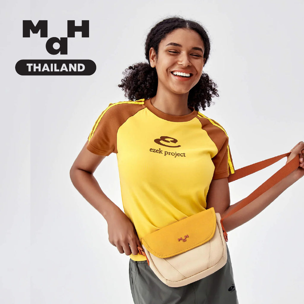 MAH Young Crossbody Shuttle กระเป๋าสะพายข้าง น้ำหนักเบา ผ้ากันน้ํา 6 นิ้ว (กระเป๋าสะพายไหล่)