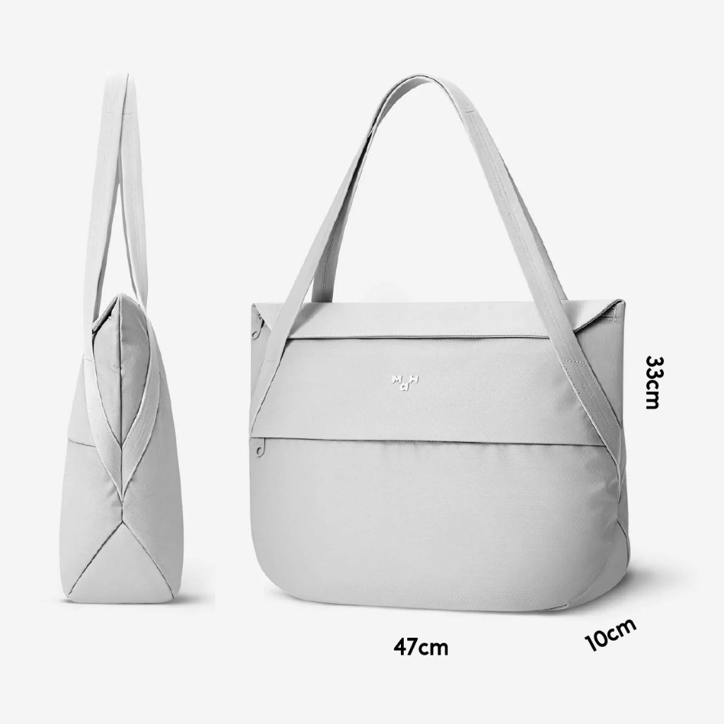 MAH Airy Tote กระเป๋าโท้ท กระเป๋าสะพายไหล่ เบาพิเศษ ผ้ากันน้ํา 16 นิ้ว (กระเป๋าสะพายข้าง คอมพิวเตอร์ ยืดหยุ่น และพับได้)