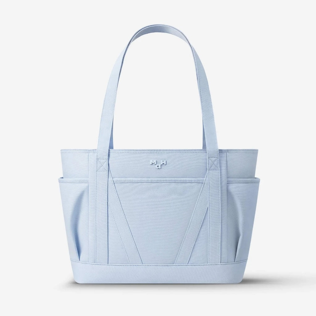 MAH Tour Tote กระเป๋าโท้ท กระเป๋าสะพายไหล่ น้ำหนักเบา ผ้ากันน้ํา 15 นิ้ว (กระเป๋าสะพายข้าง จุเยอะ) สีดำ
